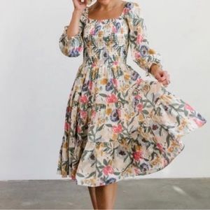 Baltic Born Smocked Midi Dress